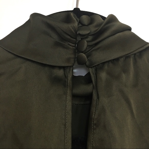 Moschino Cheap and Chic Silk Green Top - Picture 4 of 5